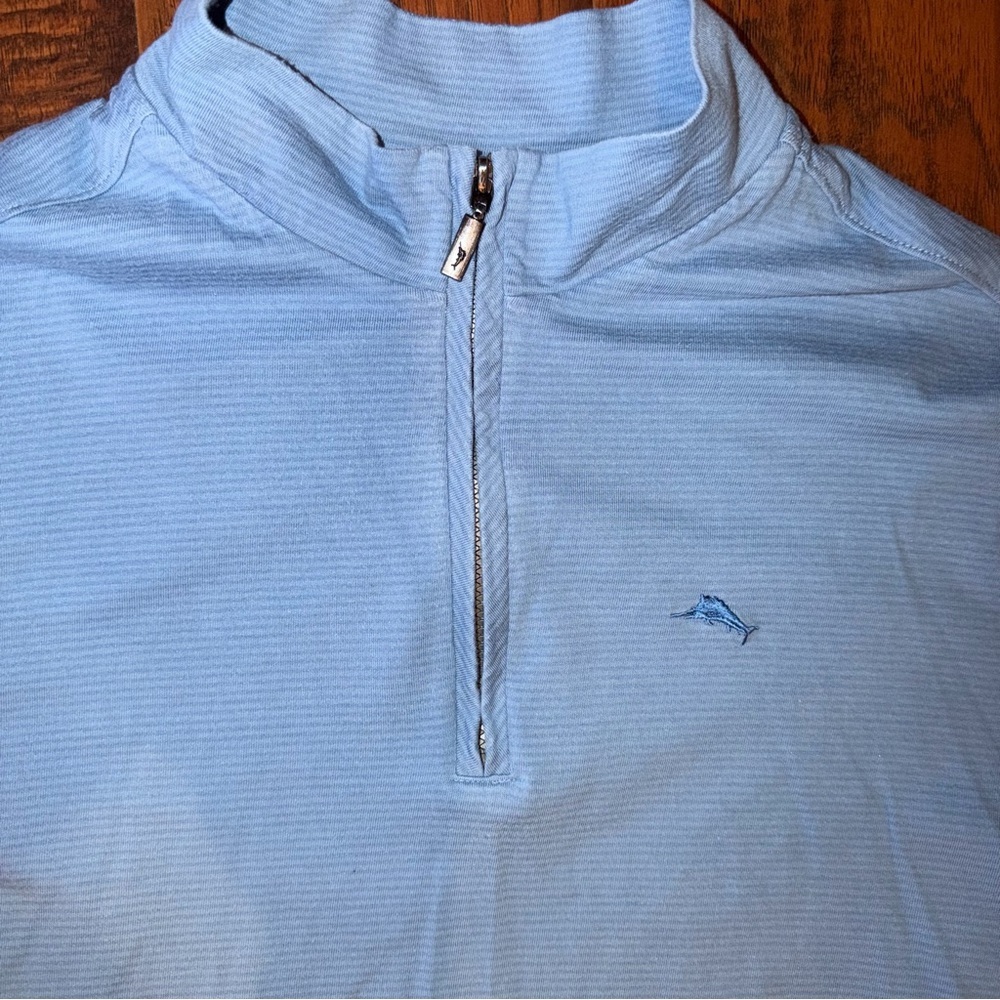 Men’s Tommy Bahama Shadow Cove Quarter-Zip Pullover – Size XL - Picture 3 of 6